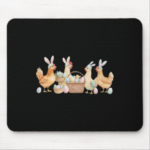 Women Chicken Lover Easter Eggs Farm Lover Toddler Mouse Pad