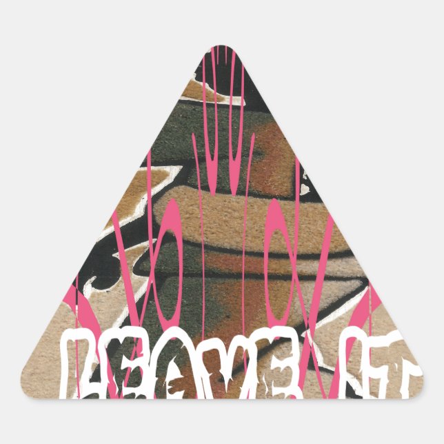 Women & children Life is not fair; get used to it. Triangle Sticker (Front)