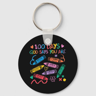 Women Christian Teacher Bible Verse 100 Days God S Key Ring