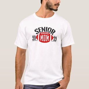 Women Class Of 2023 Senior Football Graduation Mum T-Shirt