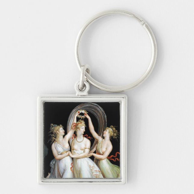 Women Dancing Key Ring (Front)