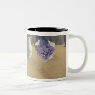 Women Dancing the Can-Can Two-Tone Coffee Mug