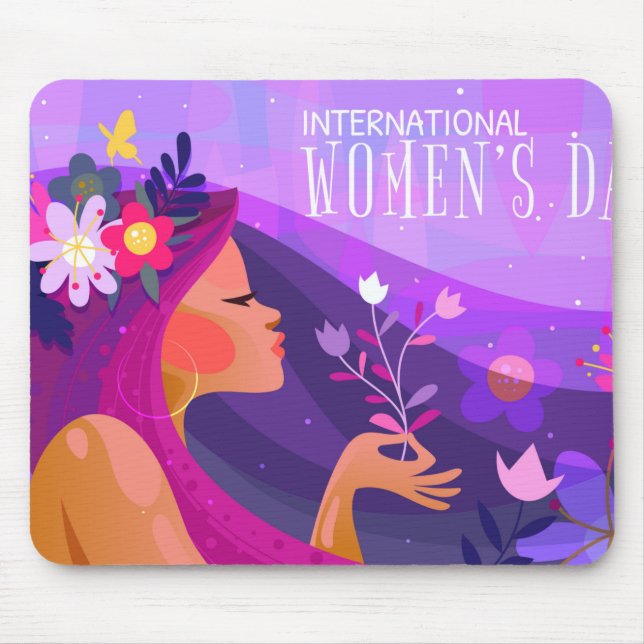 Women Day, Women Power and Empowerment Mouse Pad (Front)