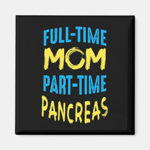 Women Diabetes Awareness Month outfit Mum part tim Magnet