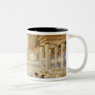 Women Dining at the Tuileries in 1835 Two-Tone Coffee Mug