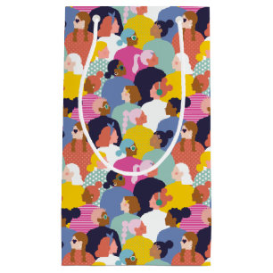 Women Diversity - Women of Various Race Small Gift Bag