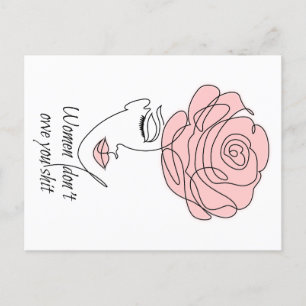 Women Don't Owe You Postcard
