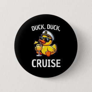 Women Duck Duck Cruise Funny Family Cruising Match 6 Cm Round Badge