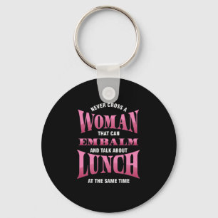 Women Embalmer Embalming Mortician Morgue Gift Key Ring