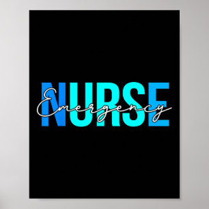 Women Emergency Nurse Gifts For Womens Nursing App Poster