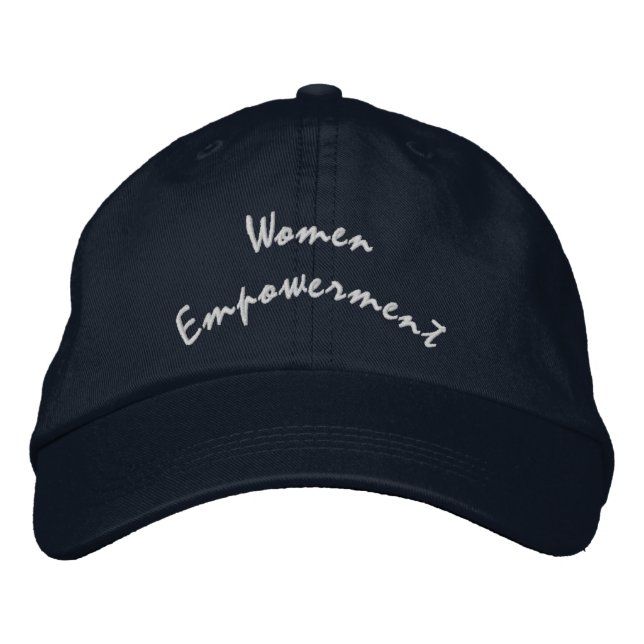 Women Empowerment Text Stylish Meaningful-Hat Embroidered Hat (Front)