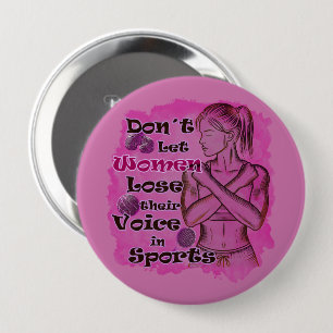 Women empowerment. Women speak for themselves 10 Cm Round Badge