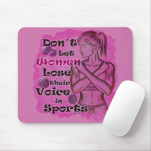 Women empowerment. Women speak for themselves Mouse Pad