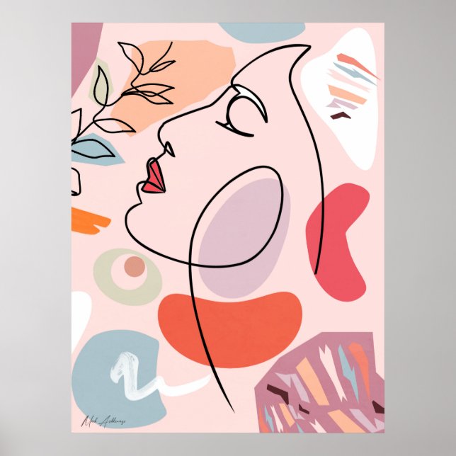 Women face expression  poster (Front)