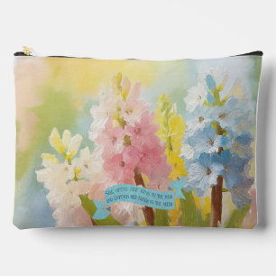 Women Faith Bible, Hyacinth Flowers, Mother Day Accessory Pouch