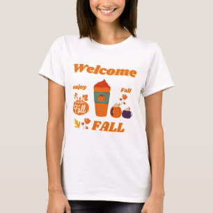 Women fall season  t-shirt