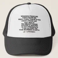 Fish fear me hat hotsell