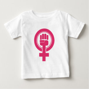 Women Fist Resist Symbol Baby T-Shirt