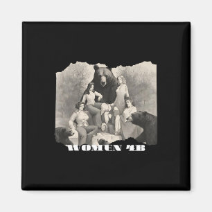 Women For Bears 4b Movement Feminist Empowering Ar Magnet