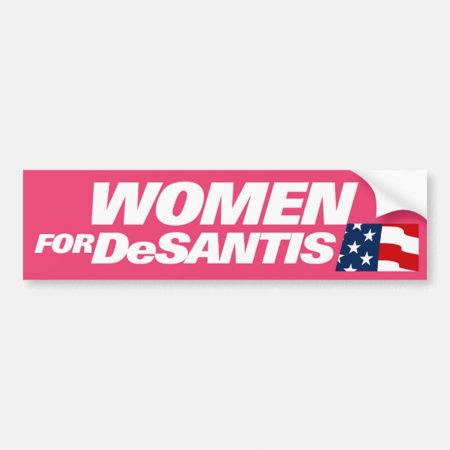 Women For DeSantis 2024 Bumper Sticker (Front)