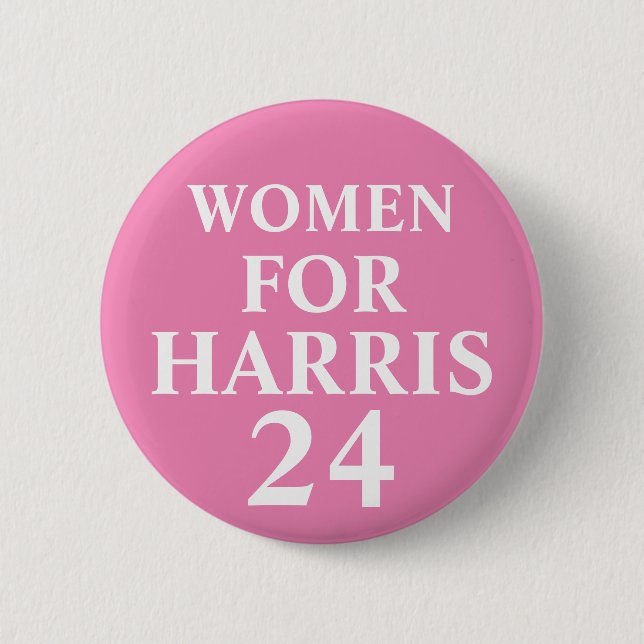 Women For Harris Button (Front)