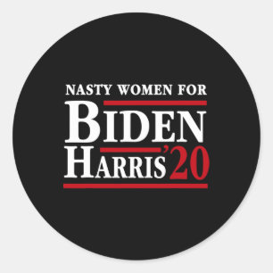Women For Joe Biden Kamala Harris 2020 Anti Trump  Classic Round Sticker
