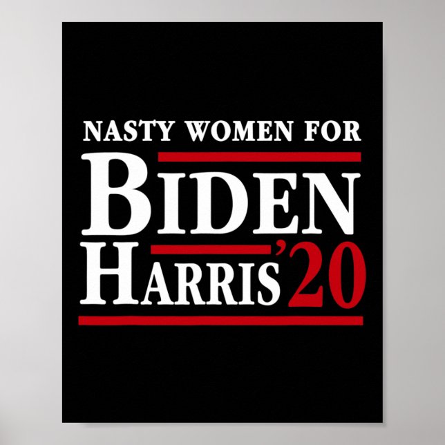 Women For Joe Biden Kamala Harris 2020 Anti Trump  Poster (Front)