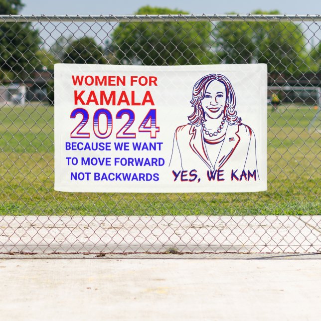 Women for Kamala Harris 2024 Election Banner (Insitu)