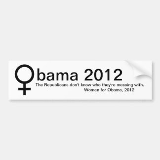 Women for Obama Bumper Sticker