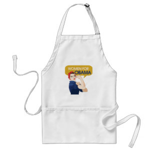 Women for Obama Retro Standard Apron