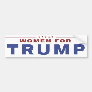 Women for Trump 2016 Bumper Sticker