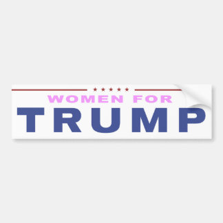 Women for Trump 2016 Bumper Sticker