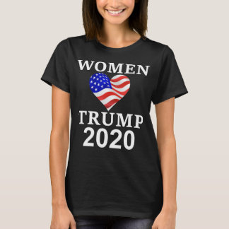 Women for Trump 2020 Heart T-Shirt