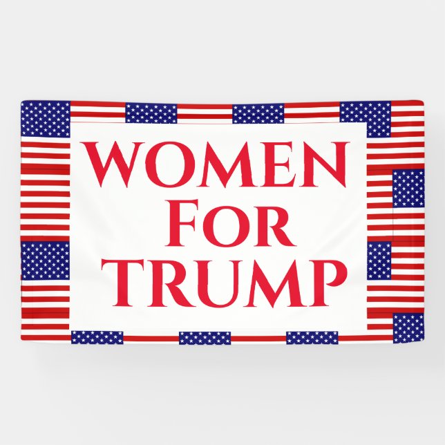 WOMEN FOR TRUMP BANNER (Horizontal)