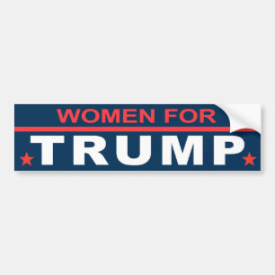 Women for Trump Bumper Sticker