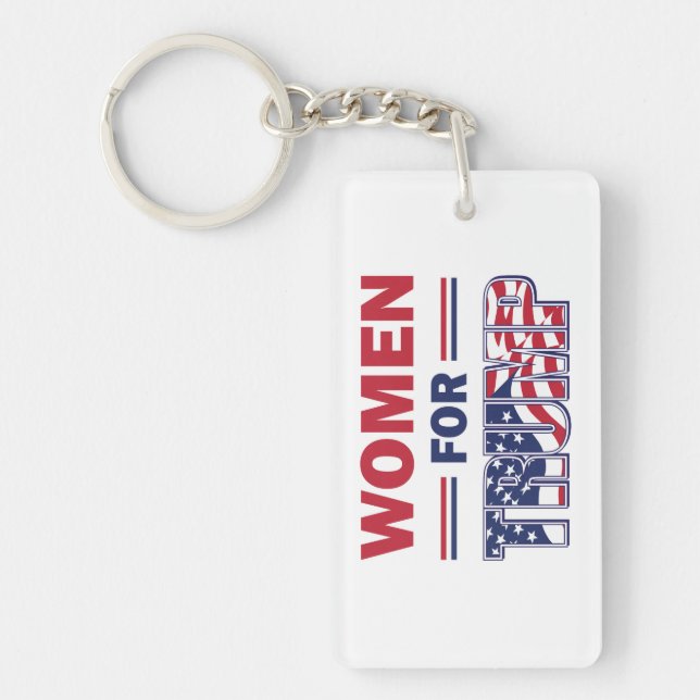 Women for Trump Key Ring (Front)
