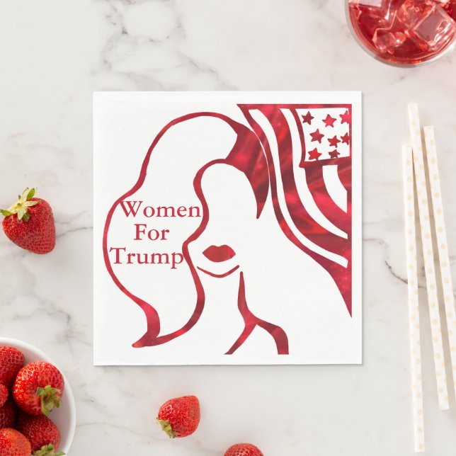 WOMEN FOR TRUMP NAPKIN (Insitu)