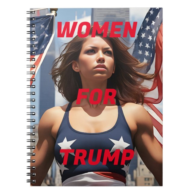 WOMEN FOR TRUMP NOTEBOOK (Front)
