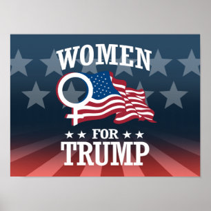 WOMEN FOR TRUMP POSTER