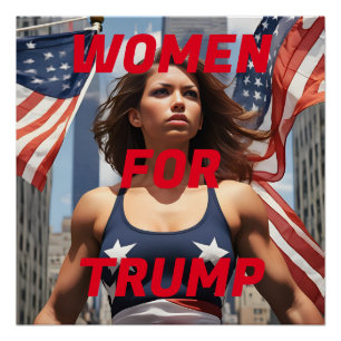 WOMEN FOR TRUMP POSTER