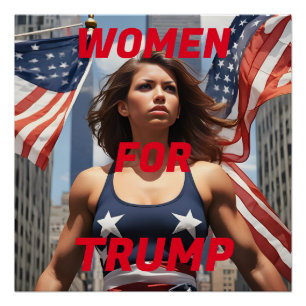 WOMEN FOR TRUMP POSTER