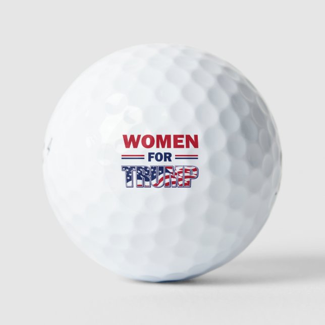 Women for Trump - Trump 2020 Golf Balls (Front)