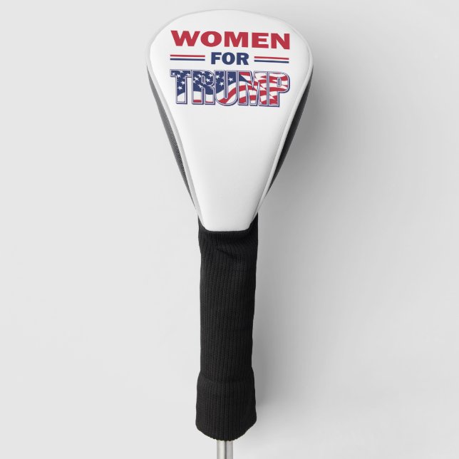 Women for Trump - Trump 2020 Golf Head Cover (Front)