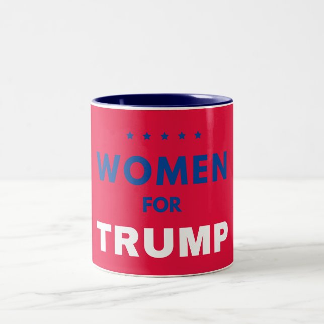 Women For Trump Two-Tone Coffee Mug (Center)