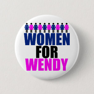 Women for Wendy 6 Cm Round Badge