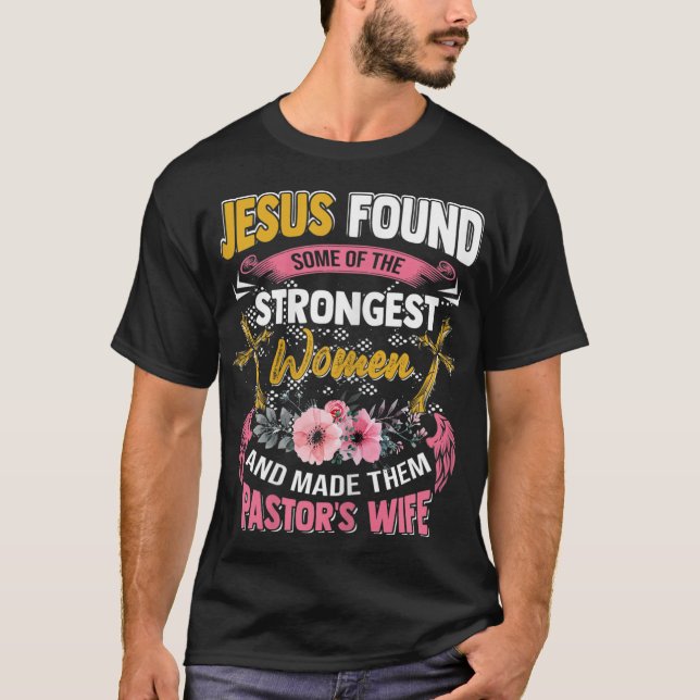 Women Funny Christian Appreciation Pastor's Wife G T-Shirt (Front)
