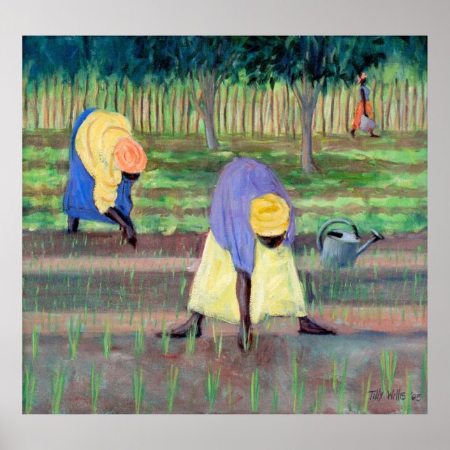 Women Gardening 2005 Poster (Front)