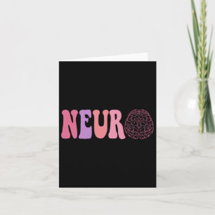 Women Girl Neurology Neuro Nurse Neuro Squad  Card