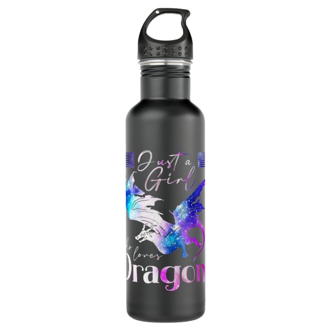 Women Girls Dragon 710 Ml Water Bottle (Front)