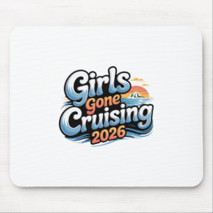 Women Girls Gone Cruising 2026 Cruise Vacation Tri Mouse Pad